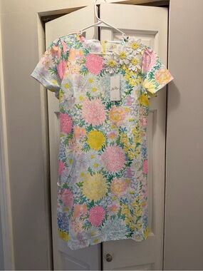 NWT LILLY PULITZER MELODIE SKIRTED ROMPER SIZE M MULTI LILLY GARDEN MEDIUM